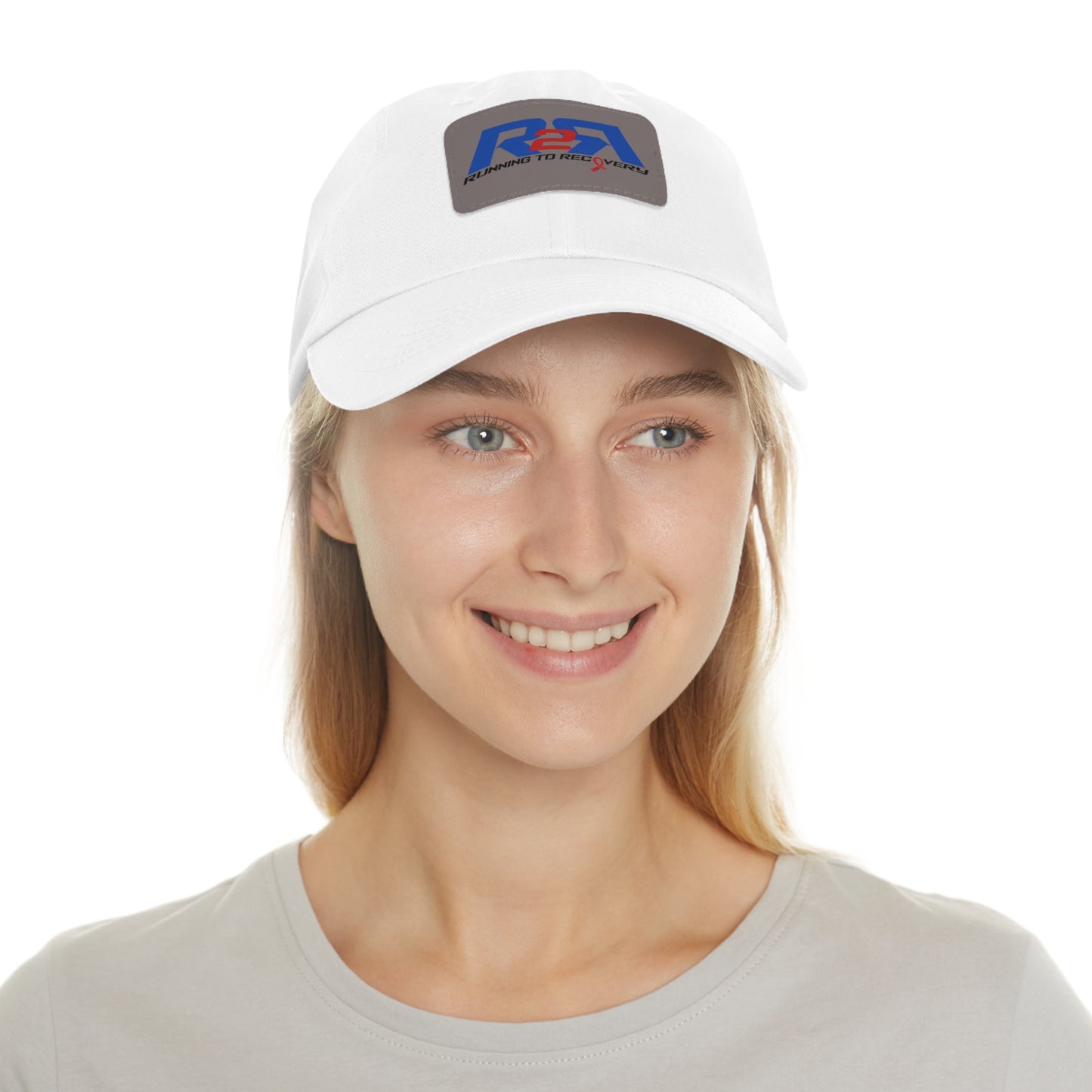 Running 2 Recovery Dad Hat with Leather Patch