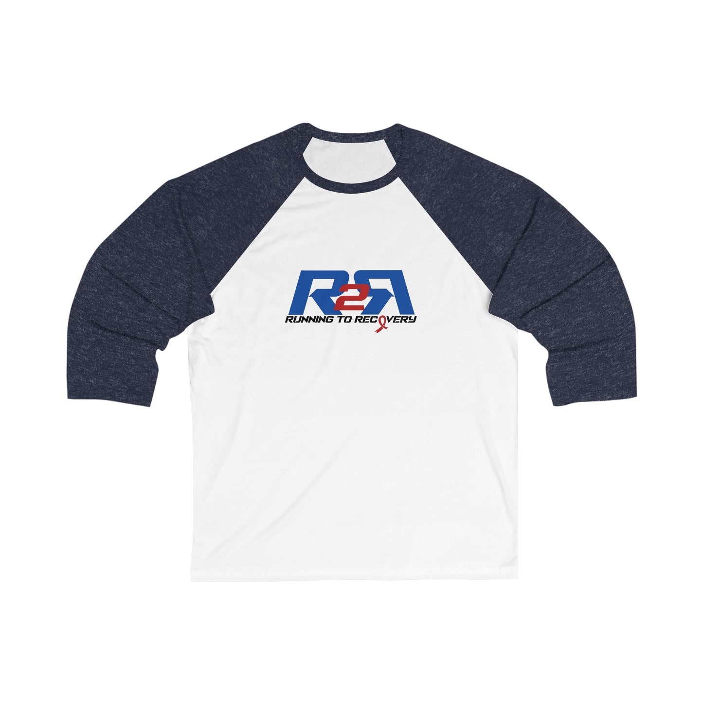 Running 2 Recovery (White) Unisex 3\4 Sleeve Baseball Tee