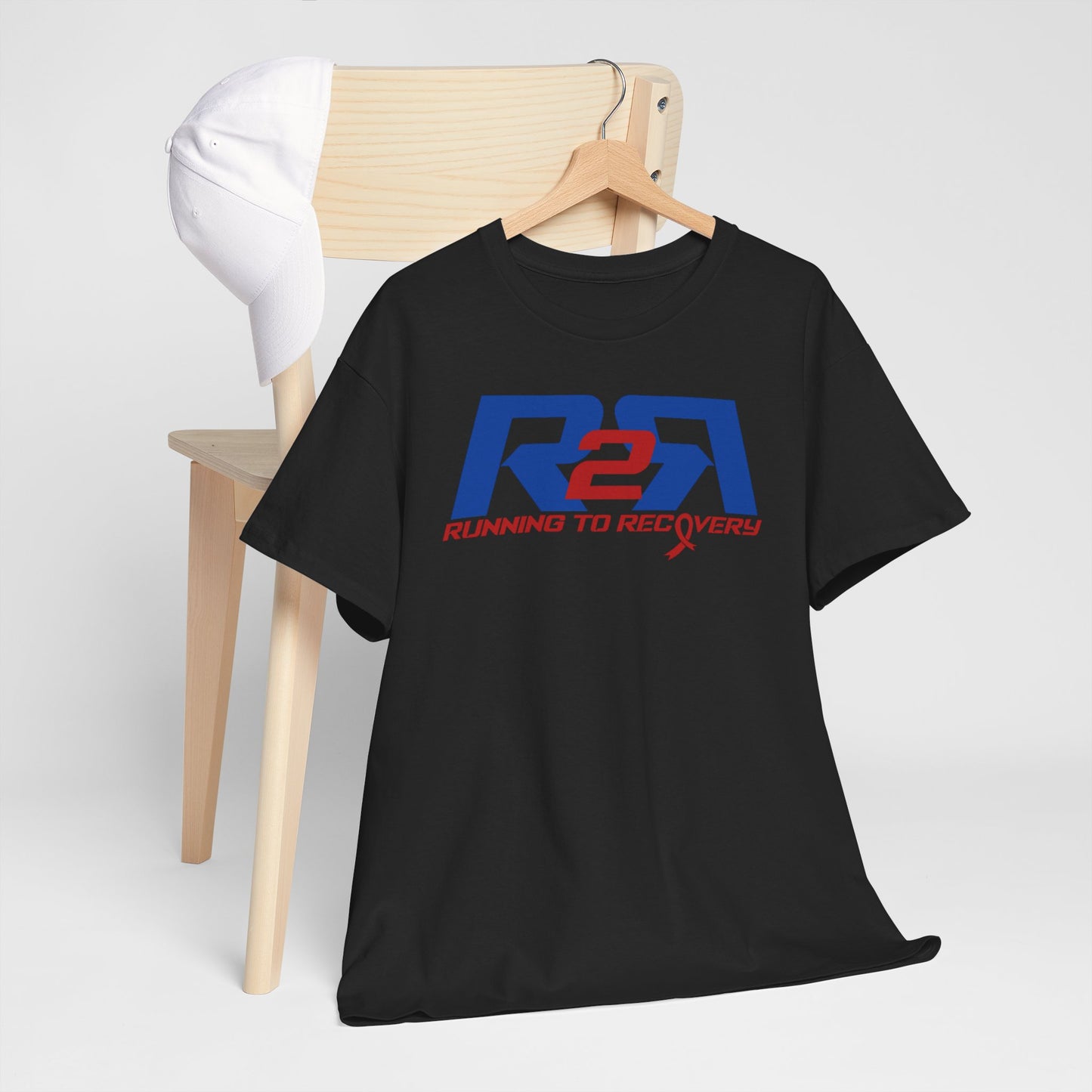 Unisex Heavy Cotton Tee Running 2 Recovery Red