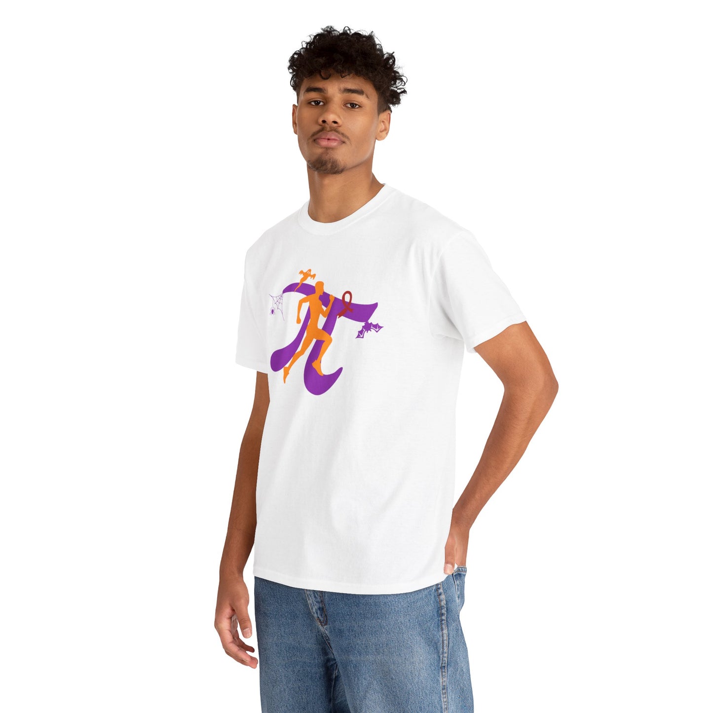 Pi Runner Halloween Edition Unisex Heavy Cotton Tee