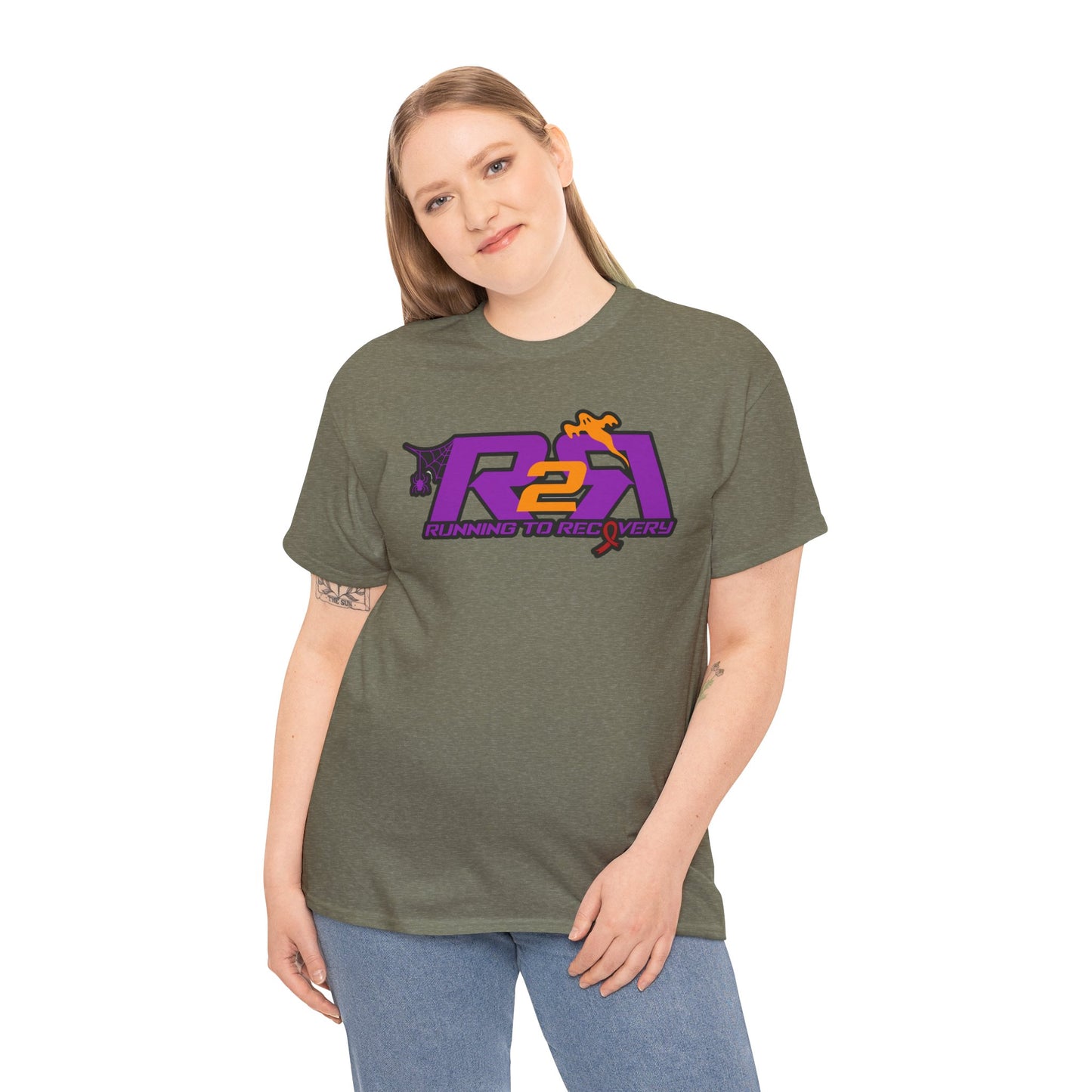 Running 2 Recovery Halloween Edition Unisex Heavy Cotton Tee