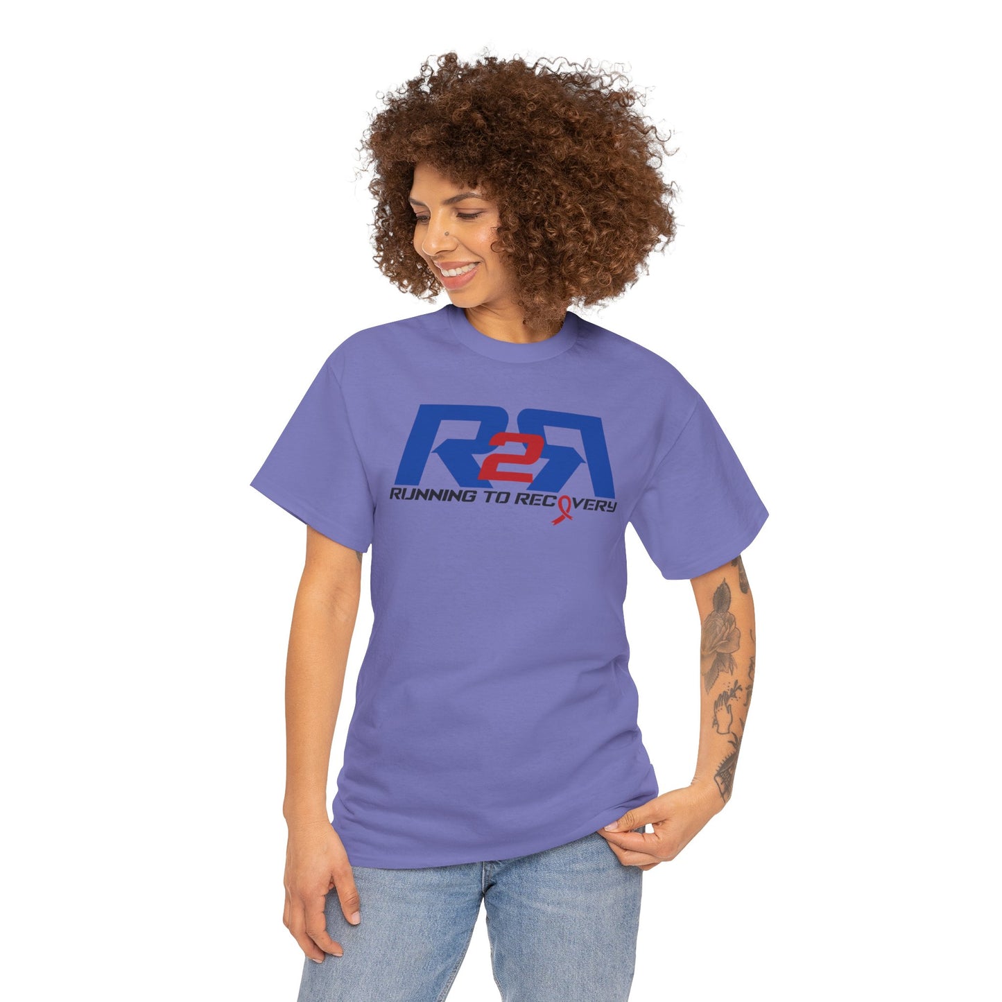 Running 2 Recovery Unisex Heavy Cotton Tee