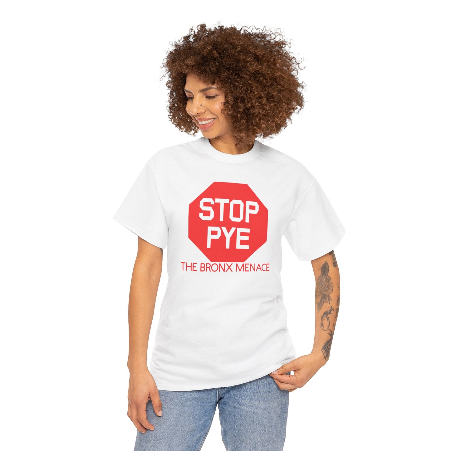 Stop Pye The Bronx Menace Unisex Heavy Cotton Tee