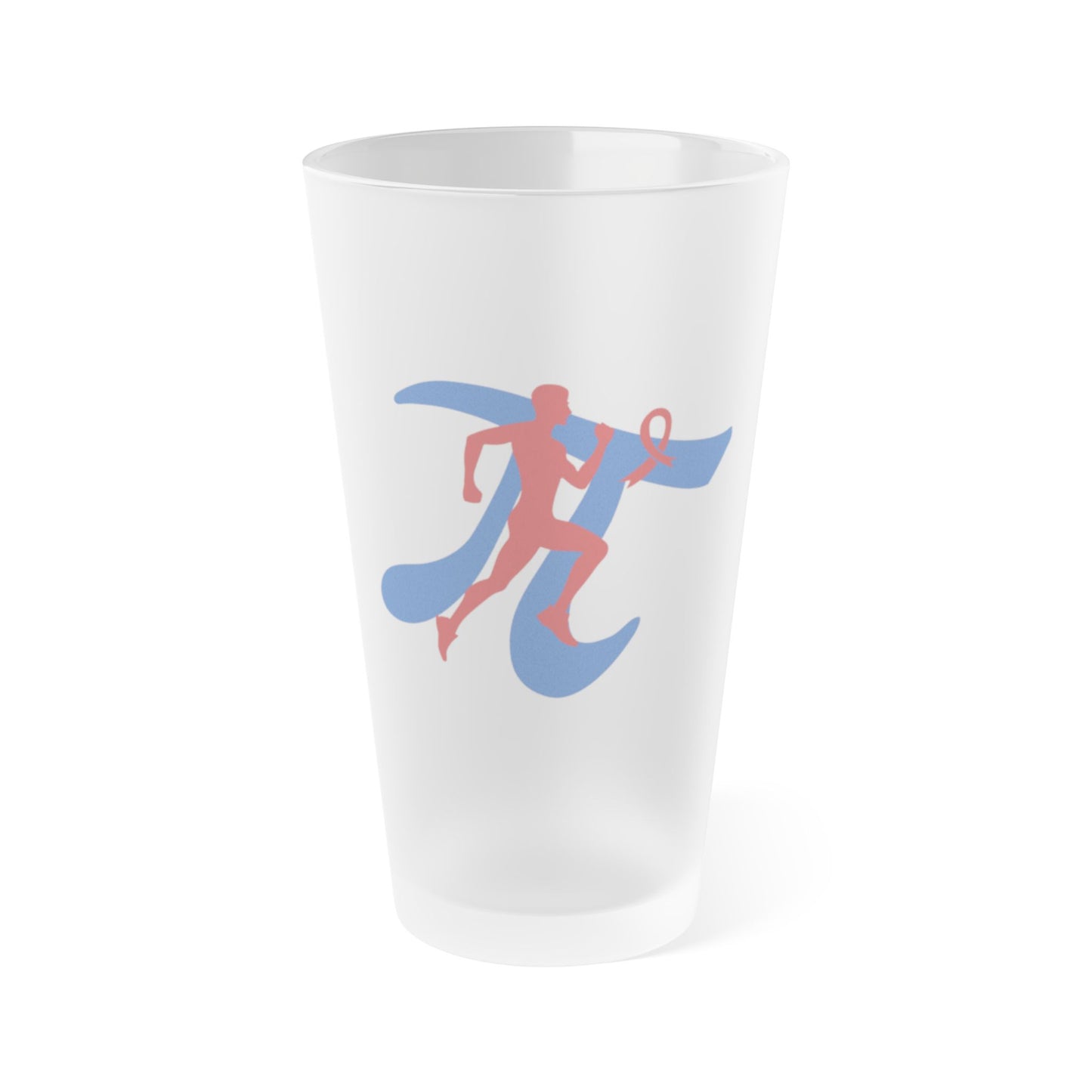 Pi Runner 16oz Frosted Pint Glass