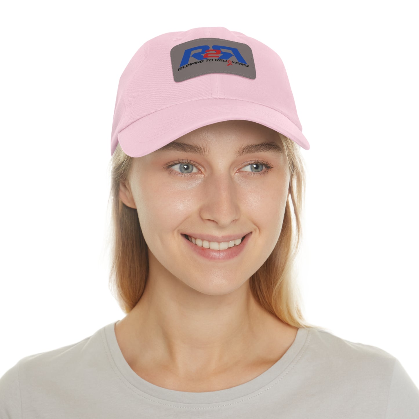 Running 2 Recovery Dad Hat with Leather Patch