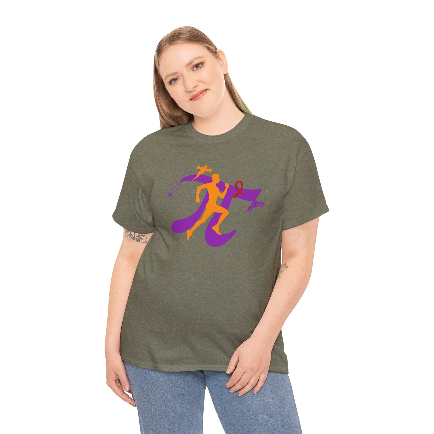 Pi Runner Halloween Edition Unisex Heavy Cotton Tee