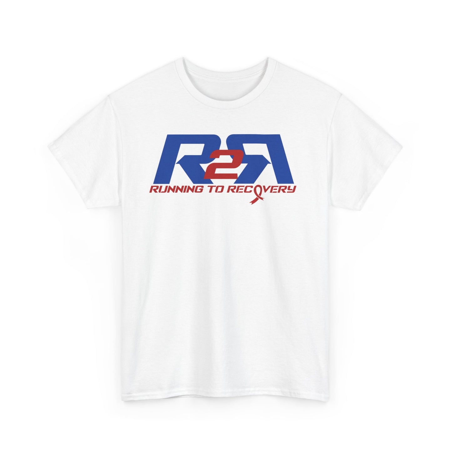 Unisex Heavy Cotton Tee Running 2 Recovery Red