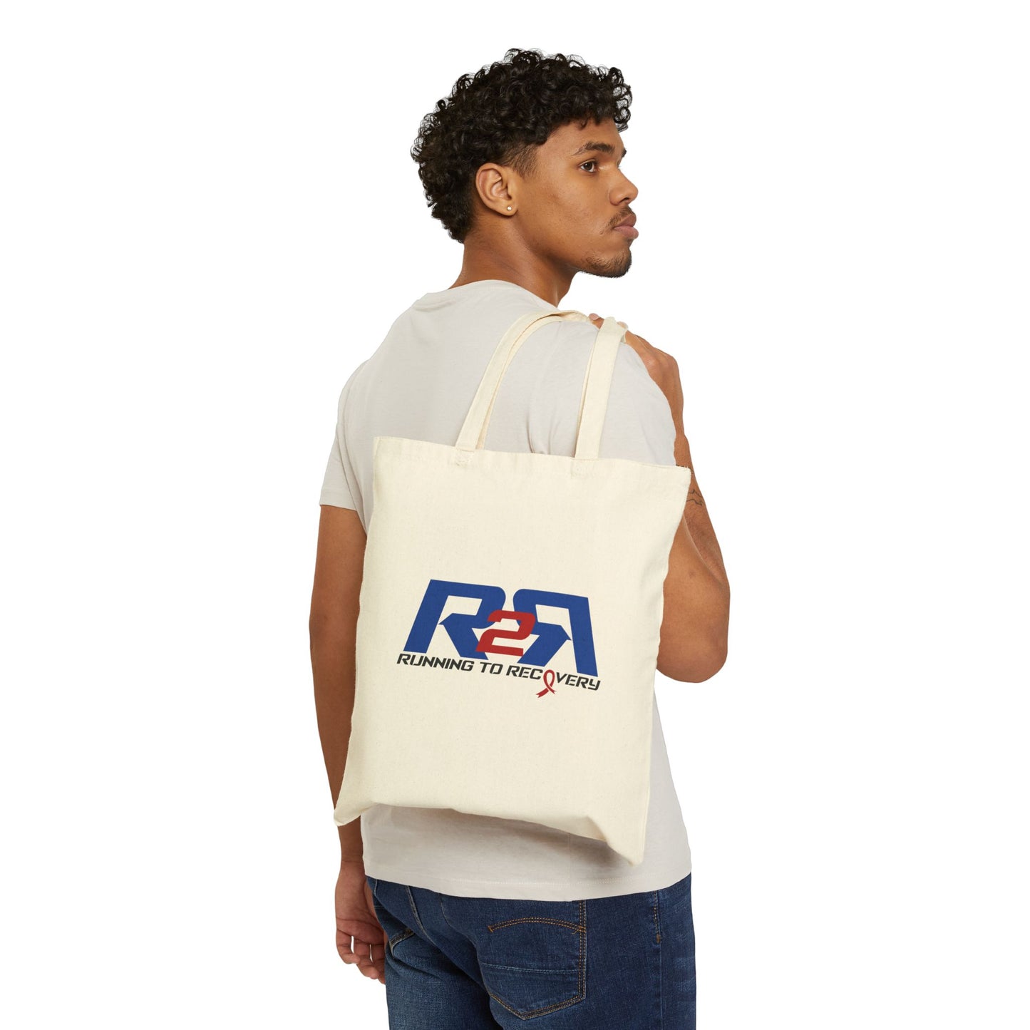 Running 2 Recovery Cotton Canvas Tote Bag
