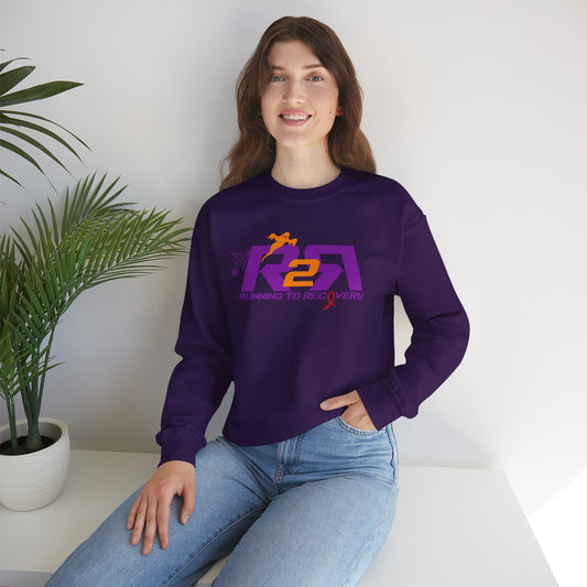 Unisex Heavy Blend™ Crewneck Sweatshirt Running 2 Recovery Halloween Edition