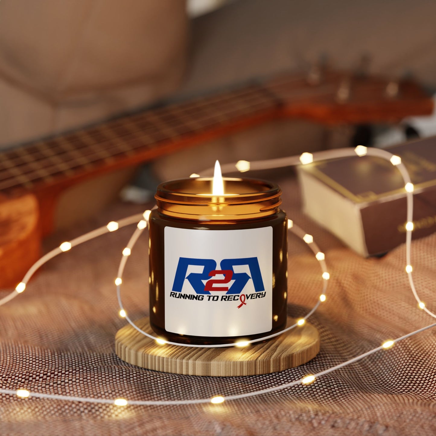 Running 2 Recovery Scented Soy Candle (Multi-Size, Amber Jar)