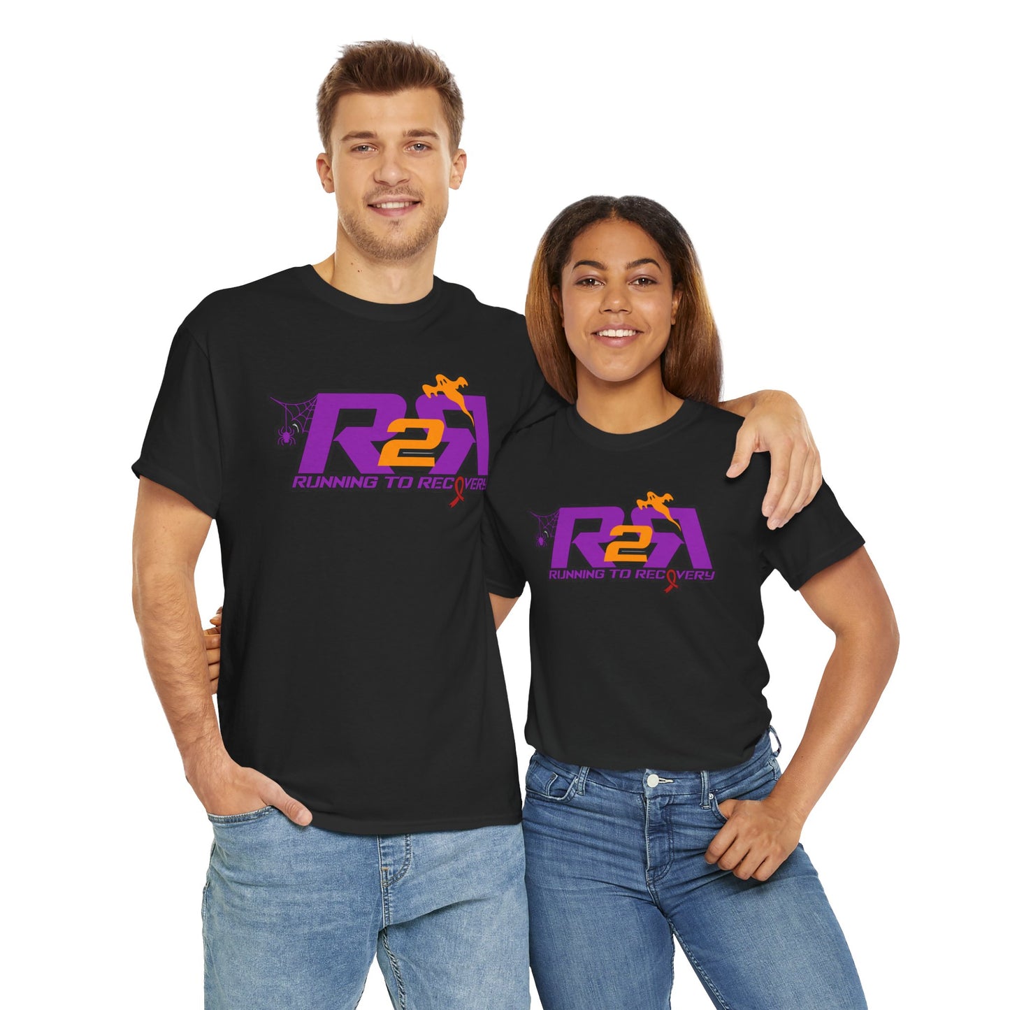Running 2 Recovery Halloween Edition Unisex Heavy Cotton Tee