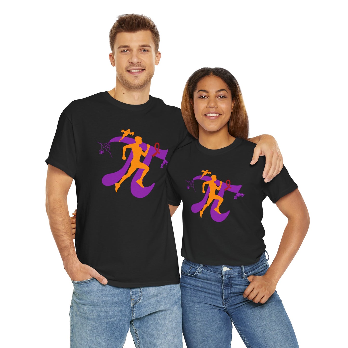 Pi Runner Halloween Edition Unisex Heavy Cotton Tee