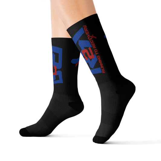 Running 2 Recovery Socks (Black)