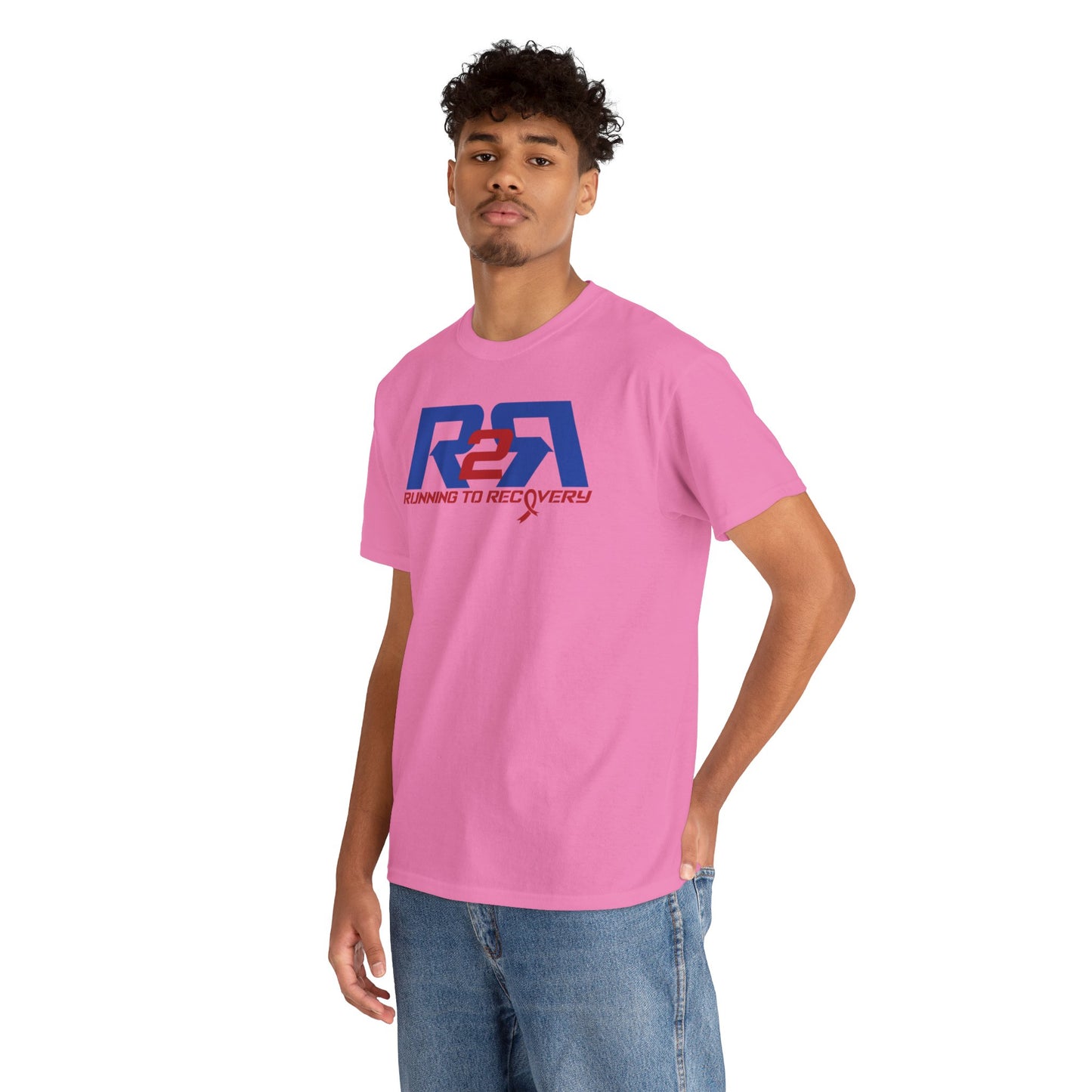 Unisex Heavy Cotton Tee Running 2 Recovery Red