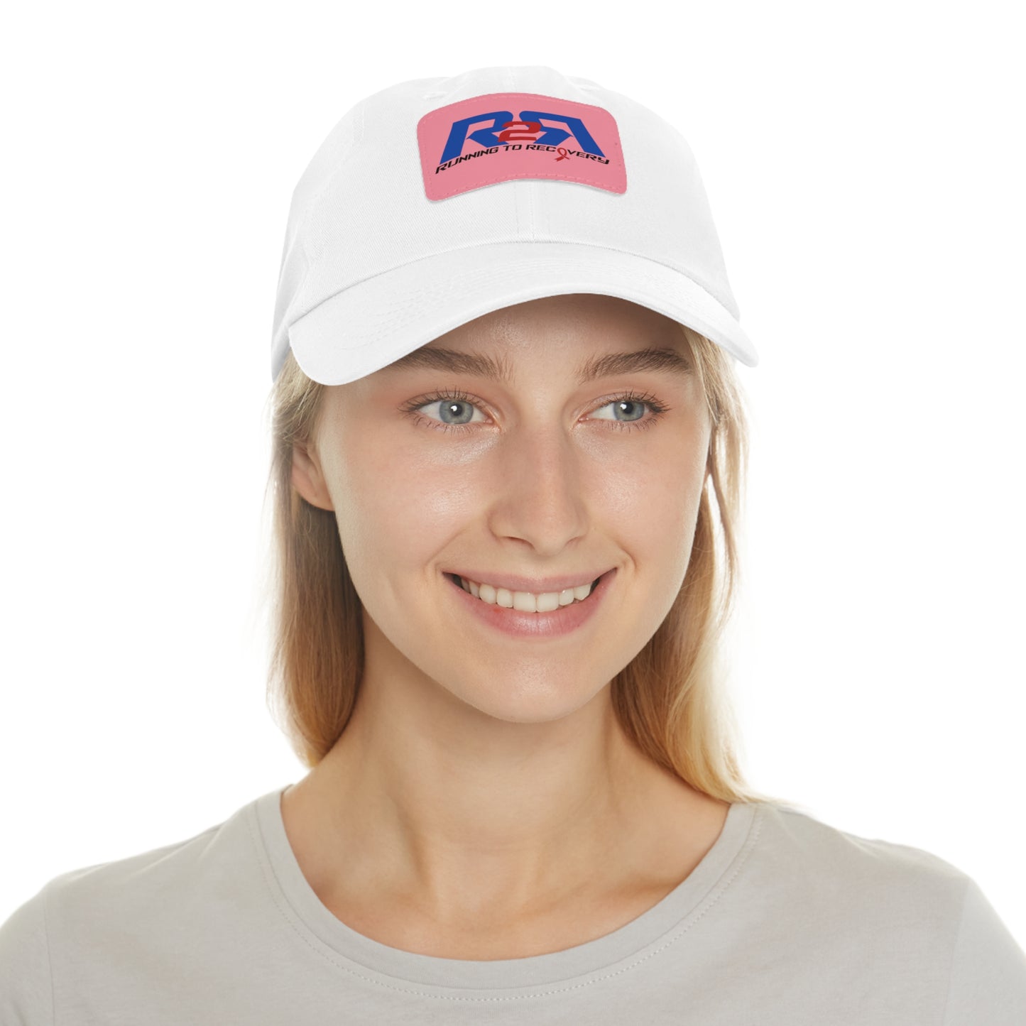Running 2 Recovery Dad Hat with Leather Patch