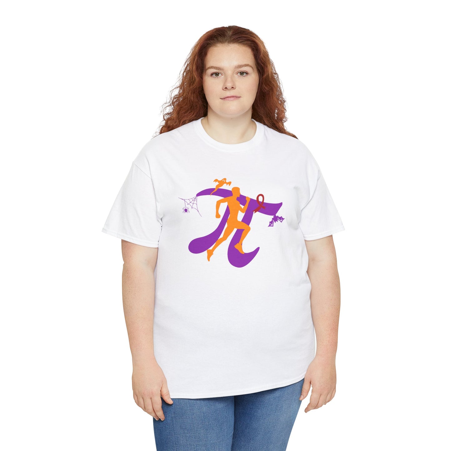 Pi Runner Halloween Edition Unisex Heavy Cotton Tee