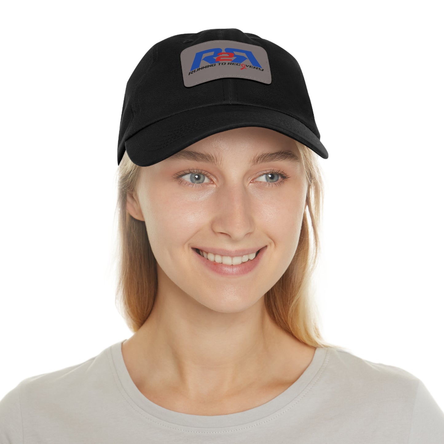 Running 2 Recovery Dad Hat with Leather Patch