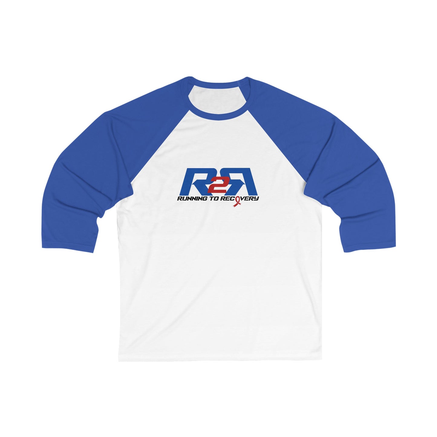 Running 2 Recovery (White) Unisex 3\4 Sleeve Baseball Tee