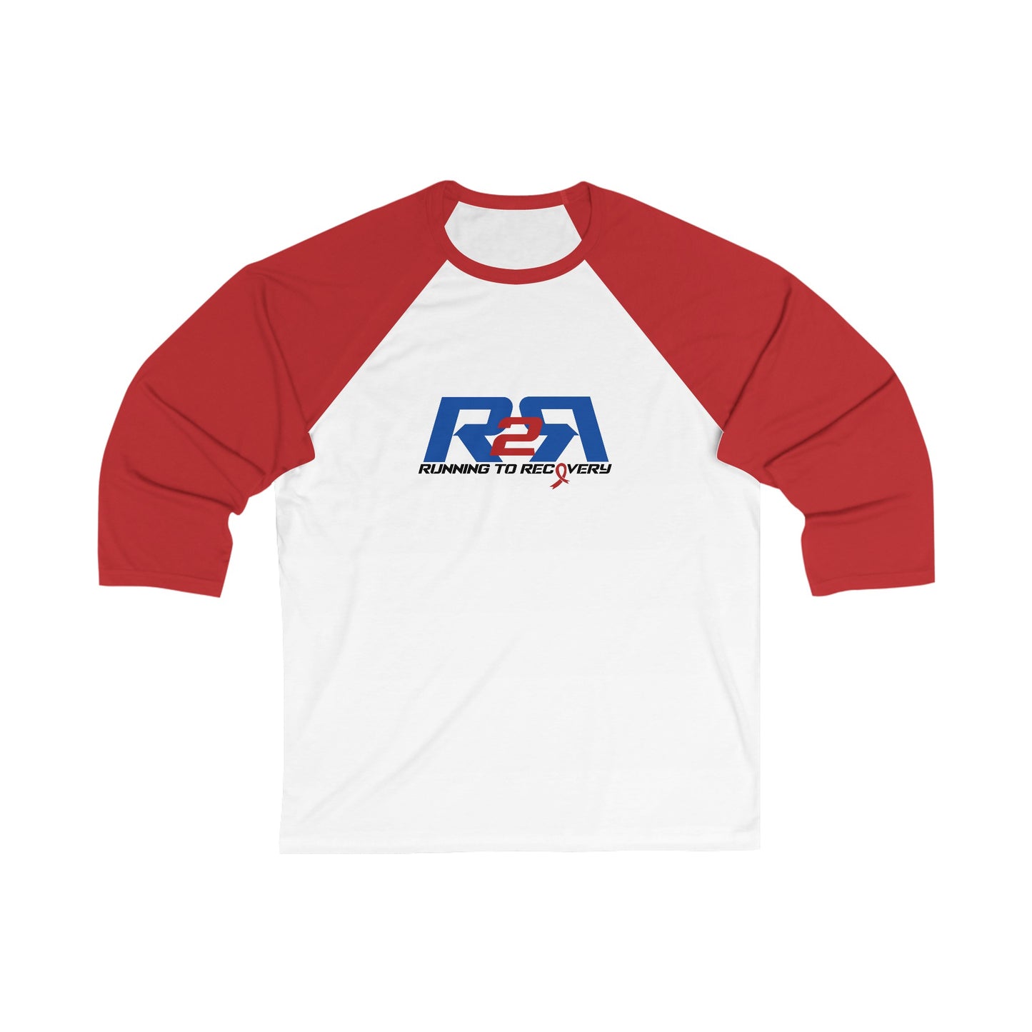 Running 2 Recovery (White) Unisex 3\4 Sleeve Baseball Tee