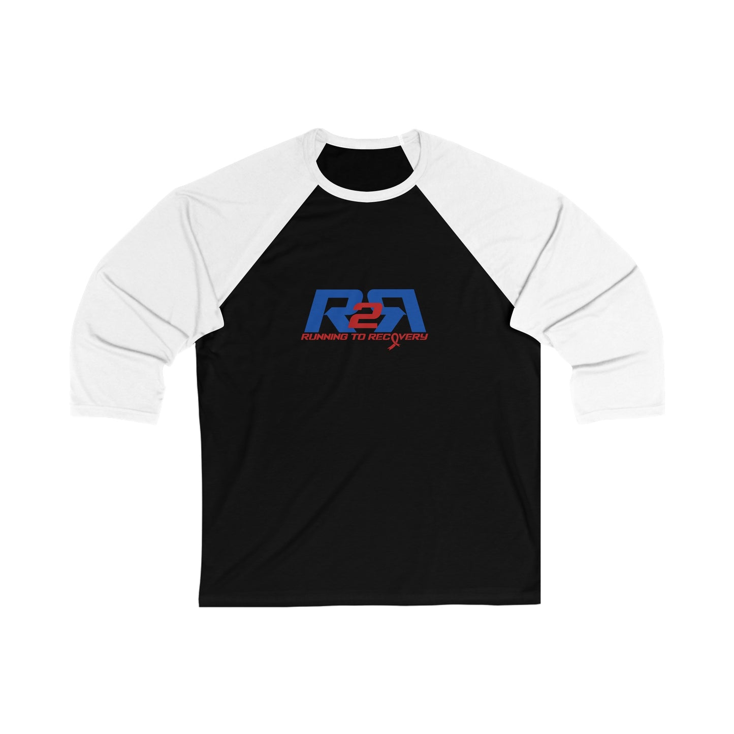 Running 2 Recovery (Black) Unisex 3\4 Sleeve Baseball Tee
