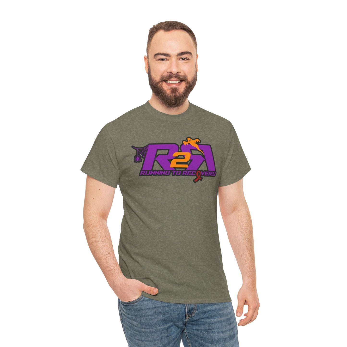 Running 2 Recovery Halloween Edition Unisex Heavy Cotton Tee